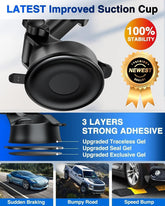 2025 Military-Grade Car Phone Holder Deep Black